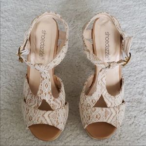 Shoedazzle Lace Platforms